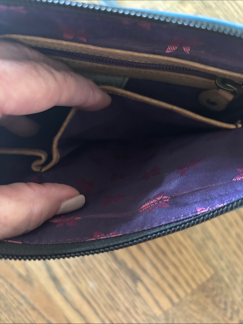 Anuschka Hand-Painted
Crossbody Bag - Picture 8 of 13